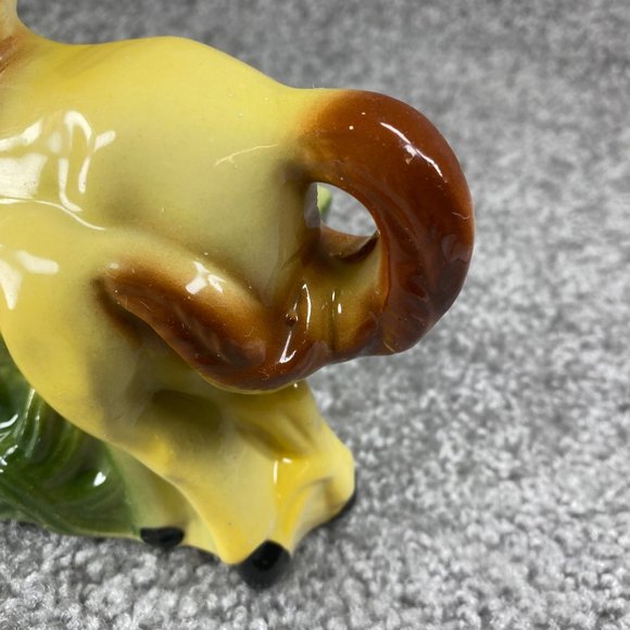 Art Deco Ceramic Horse Planter Mother Baby Foal Fashions by O.P.C.O. Vintage - Picture 16 of 16